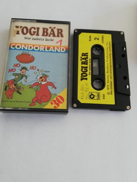 Yogi Bär Wer zuletzt lacht 4-fach Silber geschraubt Schwarz mit Gelben Aufkleber 030 Condorland(Frontcover beschrieben)
